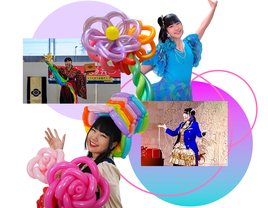 マジシャンJunmakiのマジックショーの様子